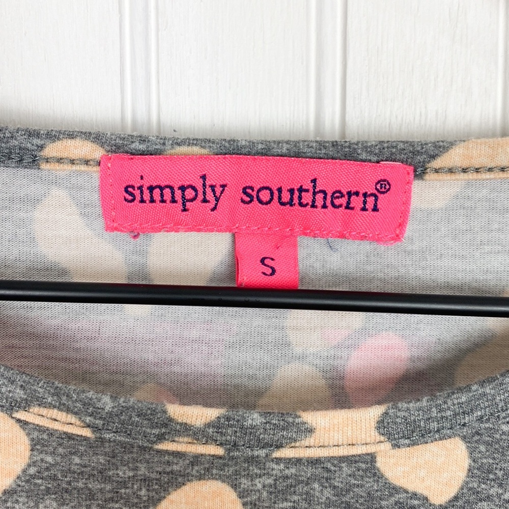 SIMPLY SOUTHERN Multi-Pattern Short Sleeve Top - Picture 6 of 7